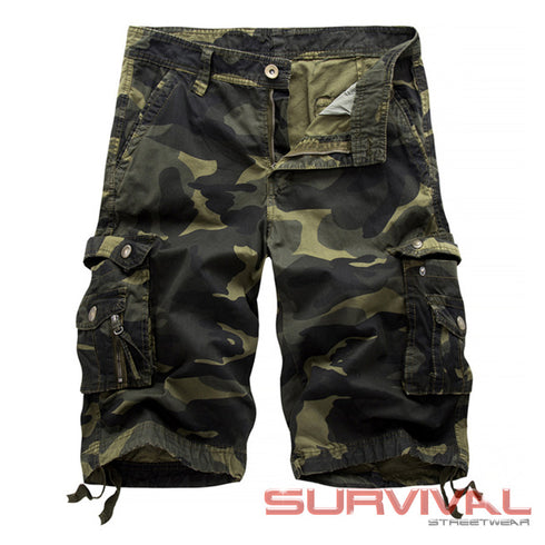 Camouflage Cargo Shorts